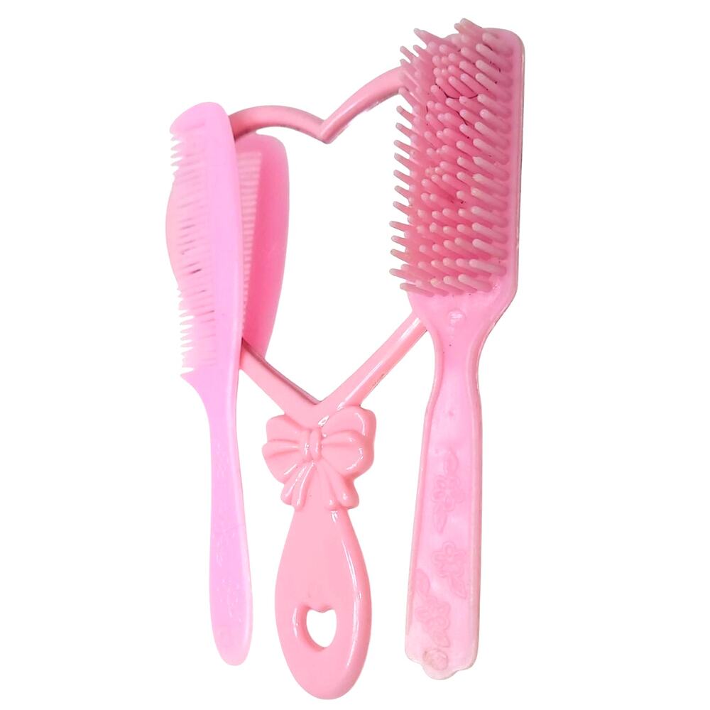 Vintage Doll Pink Comb Brush & Mirror Set   $5 if Combined